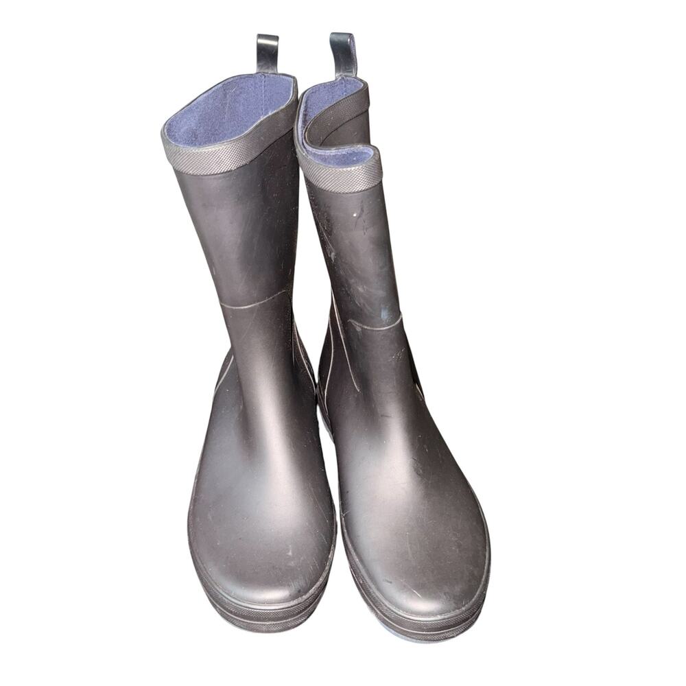 Helly Hansen Women's Black Waterproof Midsund 2 Rubber Rain Boots Size 8